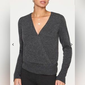 Brand New With Tags Brochu Walker Finn Wrap in Flannel Melange Size Small